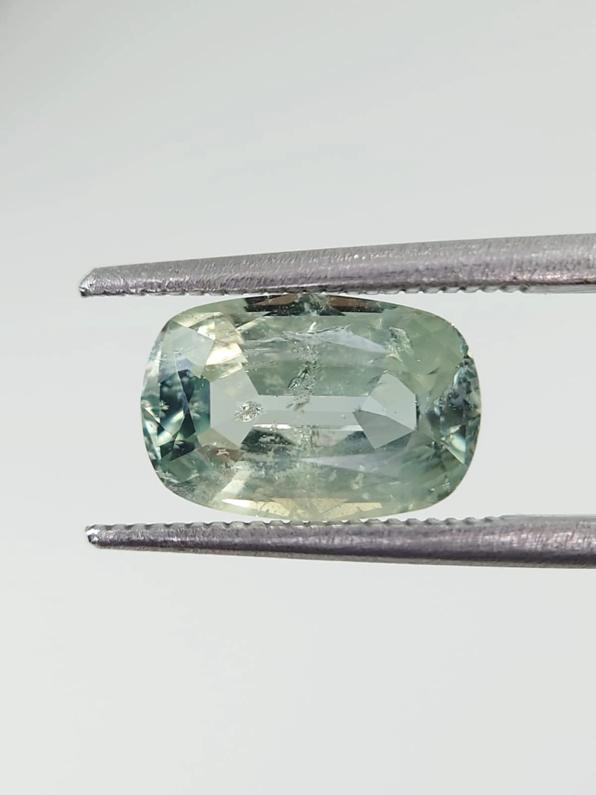 3ct Natural Cushion Faceted Sapphire from Nigeria — view 6